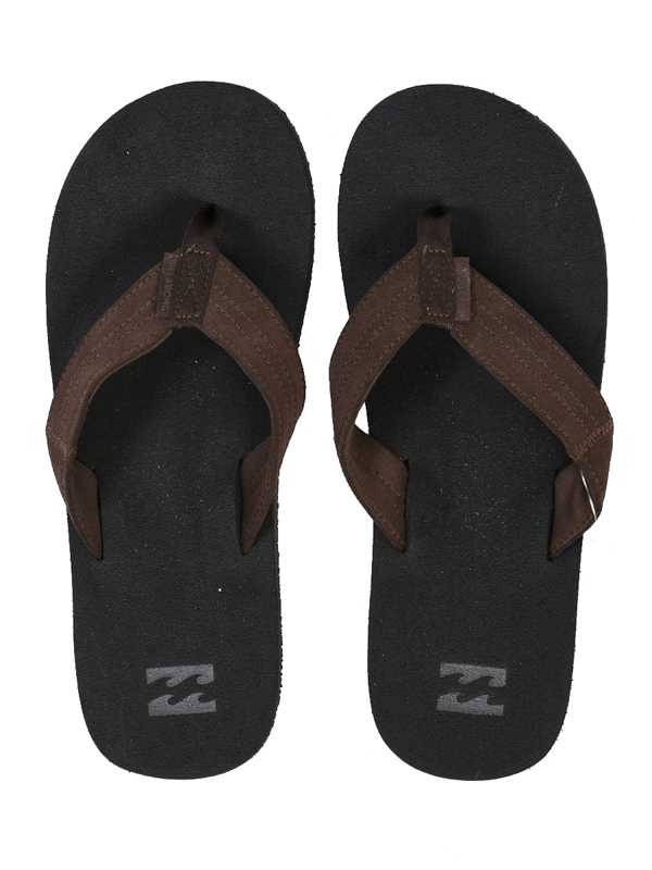 Billabong SEAWAY SUEDE black letní žabky - 40EUR černá