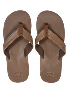 BILLABONG žabky SEAWAY LEATHER CHOCOLATE