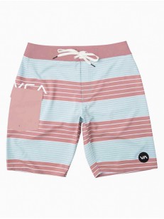RVCA UNCIVIL STRIPE TRUNK CHAI
