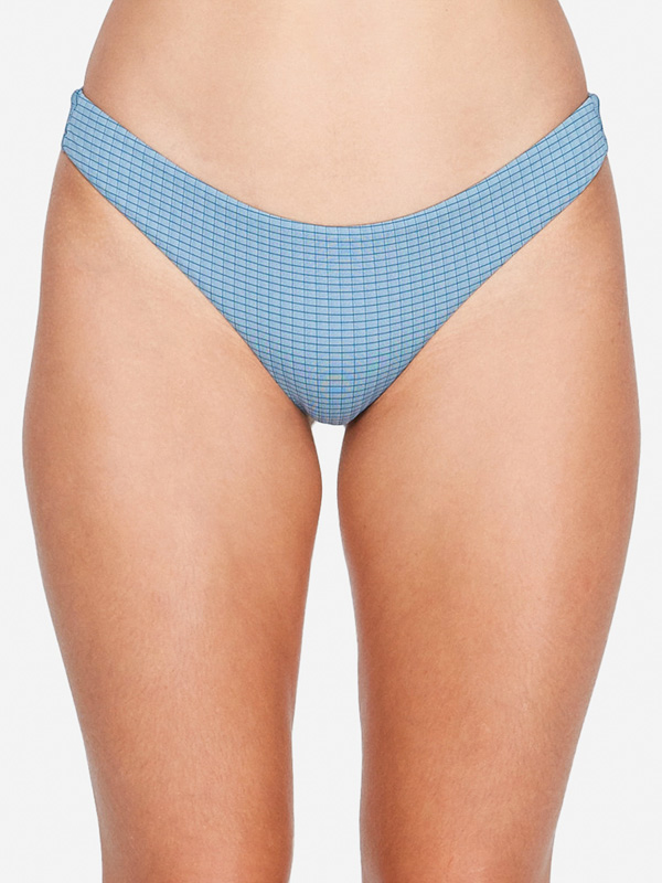 RVCA BEAU CHEEKY POSEIDON BLUE plavky dvoudílné - S