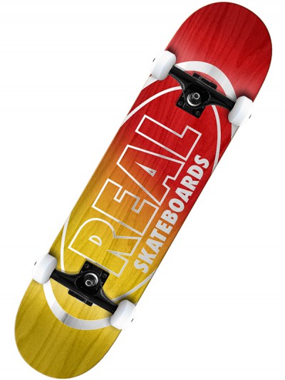 REAL komplet MTLLC OVAL FADE RED/YEL