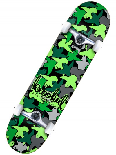 KROOKED komplet BIRD CAMO GRN