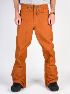 DC kalhoty RELAY WAXED LEATHER BROWN