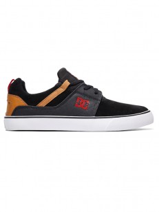 DC boty HEATHROW VULC BLACK/CAMEL