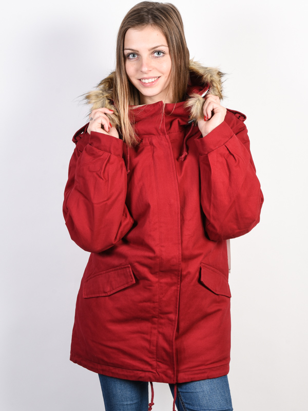 Billabong WESTWOOD CARDINAL dámská zimní bunda - L červená