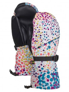 BURTON rukavice VENT STOUT WHITE DOTS