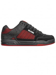 GLOBE boty TILT Black/Red/Knit