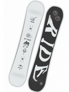 RIDE snowboard BURNOUT WHT/BLK