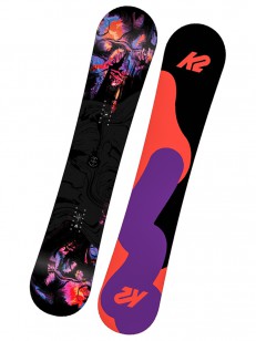 K2 snowboard FIRST LITE BLACK/RED/VIOLET