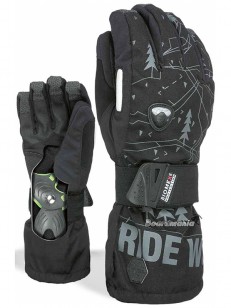 LEVEL rukavice FLY Black-Grey