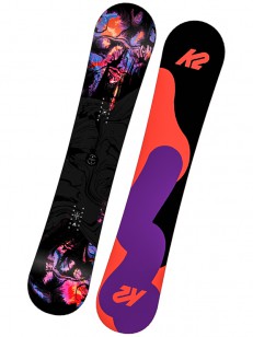 K2 snowboard FIRST LITE BLACK/RED/VIOLET