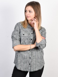RVCA ANSWERED Vintage White koszulka męska z długim rękawem