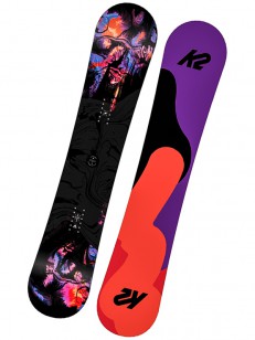 K2 snowboard FIRST LITE VIOLET/BLACK/ORANGE