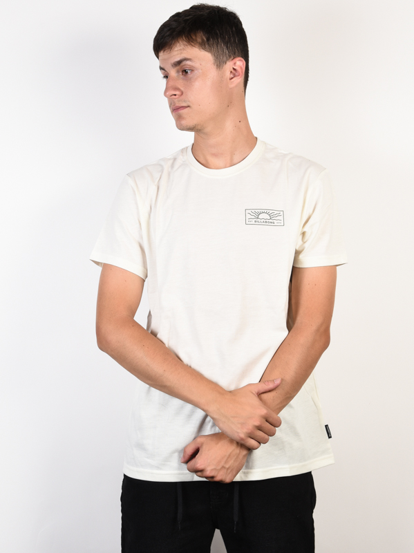 Billabong BEACH PATH VAPOR pánské tričko krátký rukáv - XL bílá