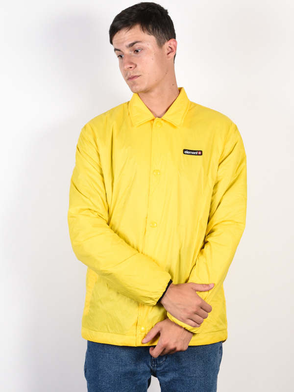 Element PRIMO COACH INSULATO BRIGHT YELLOW pánská skate košile - M žlutá