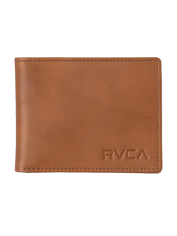 RVCA CREST BIFOLD TAN skate peněženka hnědá