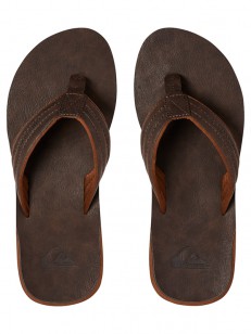 QUIKSILVER žabky CARVER NUBUCK DEMITASSE - SOLID