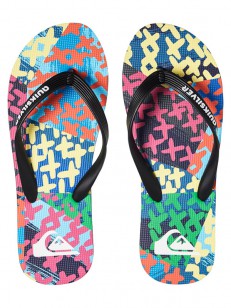 QUIKSILVER žabky MOLOKAI VARIABLE BLUE/BLUE/GREEN
