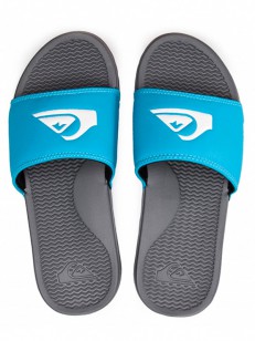 QUIKSILVER pantofle SHORELINE GREY/BLUE/GREY