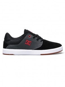DC boty PLAZA TC S BLACK/DK GREY/ATHLETIC RED