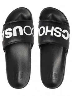 DC pantofle DC SLIDE BLACK/WHITE