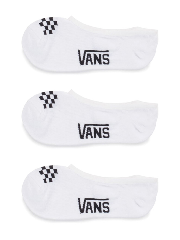 Vans CLASSIC CANOODLE 3PK white/black kotníkové ponožky - 1-6