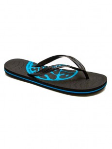 RIP CURL žabky SNAPPER PRINT BLACK/BLUE