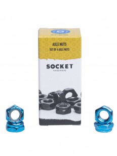 Socket Axle Nuts blue