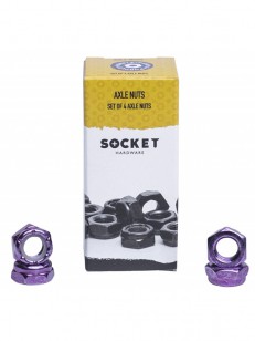 Socket Axle Nuts PURPLE