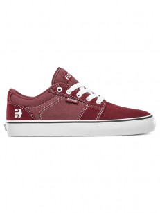 ETNIES topánky BARGE LS BURGUNDY/WHITE
