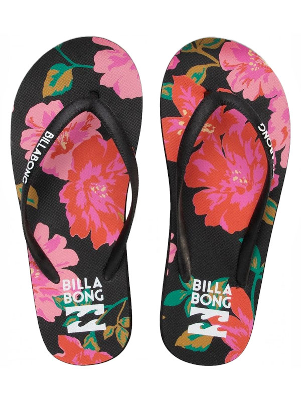 Billabong DAMA magenta letní žabky - 37EUR černá