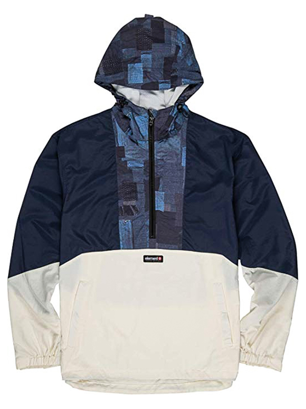 Element ALDER TOKYO POP off white pánská jarní bunda - XL modrá