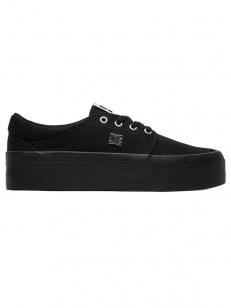 DC boty TRASE PLATFORM TX BLACK/SILVER