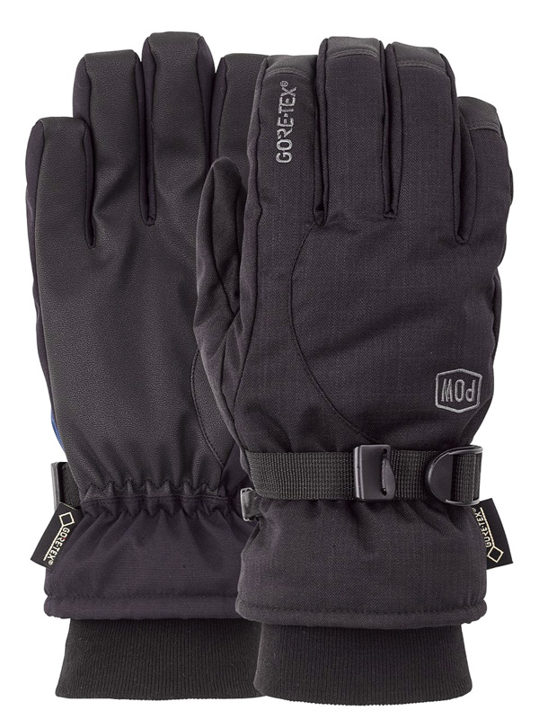 POW Trench GTX black pánské prstové rukavice - XXL černá