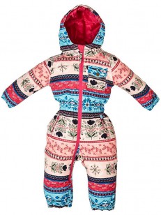 ROJO GIRLS ONESIE FOLKLORE PRINT