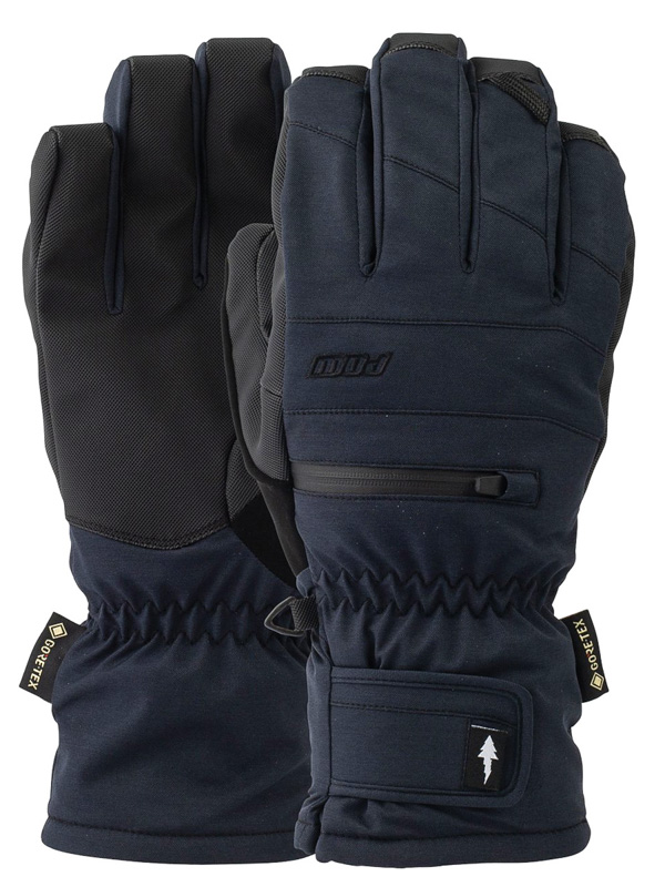POW Wayback GTX Short + black pánské prstové rukavice - XXL černá