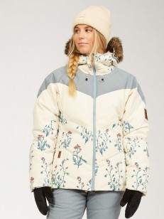 Billabong DAYTIME PUFFER WHITE FLORAL