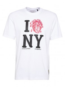Element I HEART OPTIC WHITE herren t-shirt mit kurzen ärmel