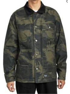 RVCA CHAINMAIL CHORE black camo