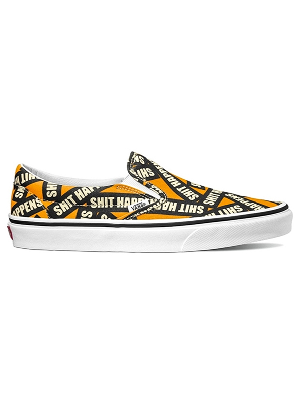 Vans Classic Slip-On (Shit Happens) cadmium yellow/ pánské boty - 44,5EUR