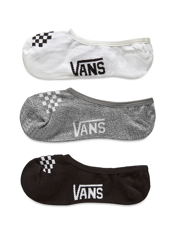 Vans CLASSIC CANOODLE 3PK ROX Multi kotníkové ponožky - 7-10 černá