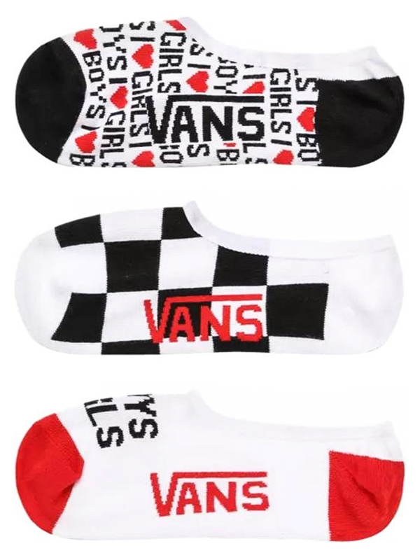 Vans BOYS GIRLS CANOODLES MULTI kotníkové ponožky - 1-6