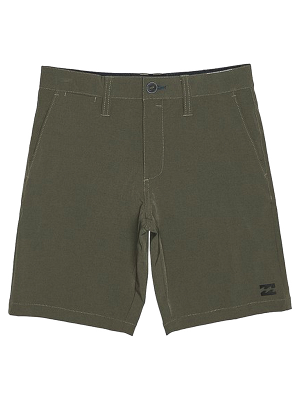 Billabong CROSSFIRE LT MILITARY pánské skate kraťasy - 34 zelená