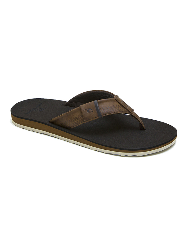 Rip Curl PLOW 2 TAN/BROWN letní žabky - 39EUR černá