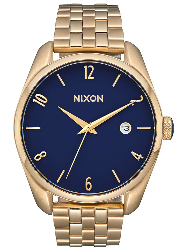 Nixon BULLET LIGHTGOLDNAVY ručičkové hodinky modrá