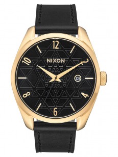 Nixon BULLET LEATHER GOLDBLACKSTAMPED