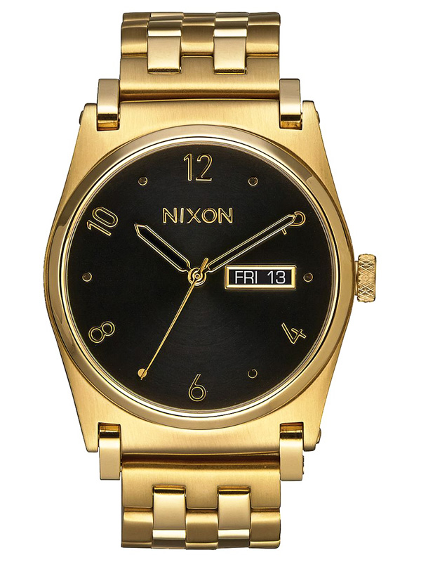 Nixon JANE ALLGOLDBLACK ručičkové hodinky černá