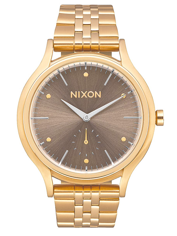 Nixon SALA ALLLIGHTGOLDTAUPE ručičkové hodinky béžová