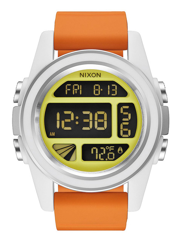 Nixon UNIT SW REBELPILOTORANGE dgitální hodinky oranžová
