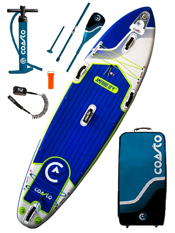 COASTO AMERIGO BLUE/WHITE paddleboard nafukovací - 10'4"x33"